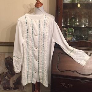 Vintage Ladies Vanity Lounge Wear Top