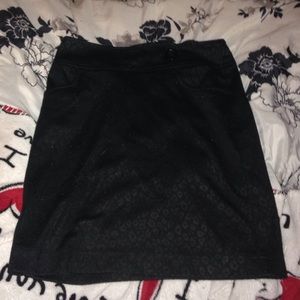 black skirt