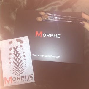 Morphe 35O 350 eyeshadow, brushes M176, M218, M200