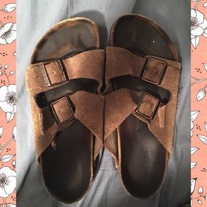 Suede Birkenstocks