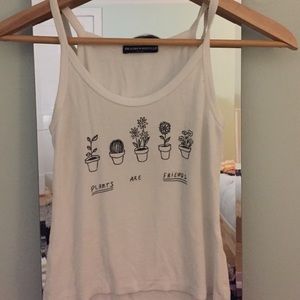 Brandy Melville plants are friends graphic tee 🌙