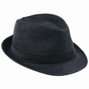 Charcoal Wide Brim Sun Hat fedora