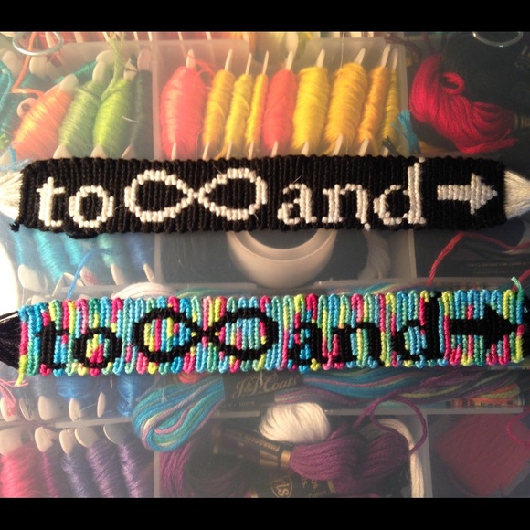 Handmade macrame friendship bracelets