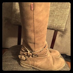 Suede boots!