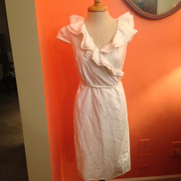 white linen dress target