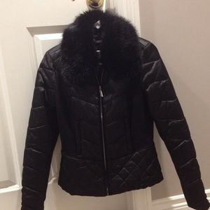 Brand new small white/black jacket great deal!!
