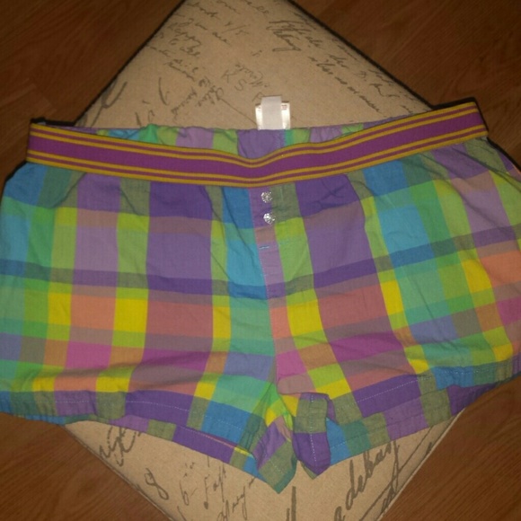 SO Plaid Sleep Lounge Shorts