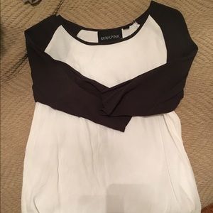 MinkPink long sleeve top sz XS