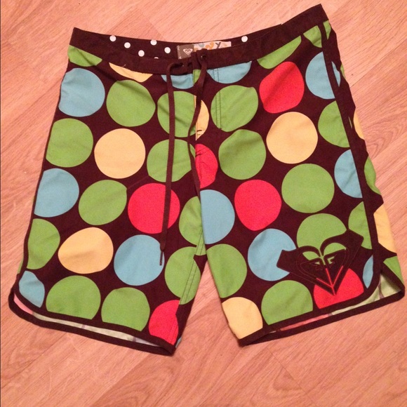 Roxy Polka dot beach shorts
