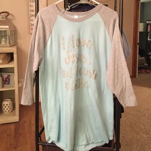 "I love Jesus but I cuss a little"