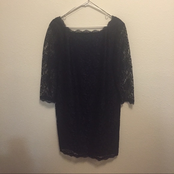 🚫SOLD🚫Simply Liliana 3/4 Sleeve Dress - Navy - Picture 3 of 4