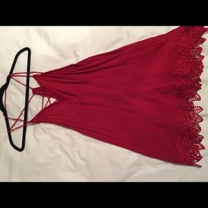 Free people red dress