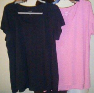 Seeing Double. Ladies Performance tee duo!