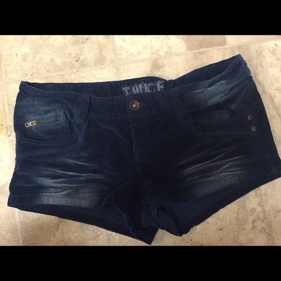 TRUCE Jeans corduroy turquoise shorts