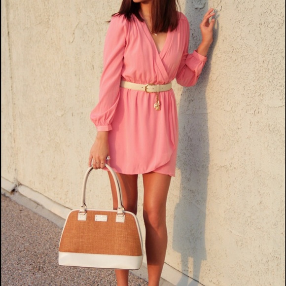 Olive Green Wrap Dress