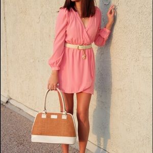 Olive Green Wrap Dress