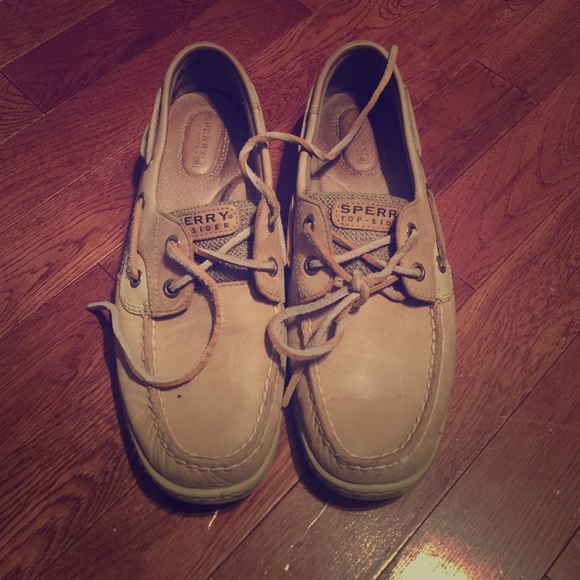 Tan Sperry Top Sider