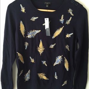 Talbots embroidered sweater
