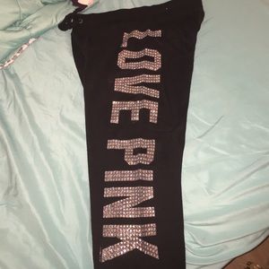 Victoria's Secret Pink cropped sweats