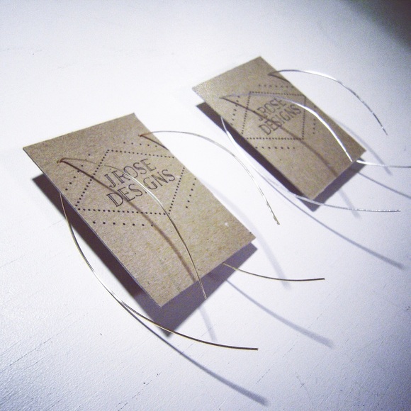 Simplistic Wire Threader Earrings - Picture 2 of 3