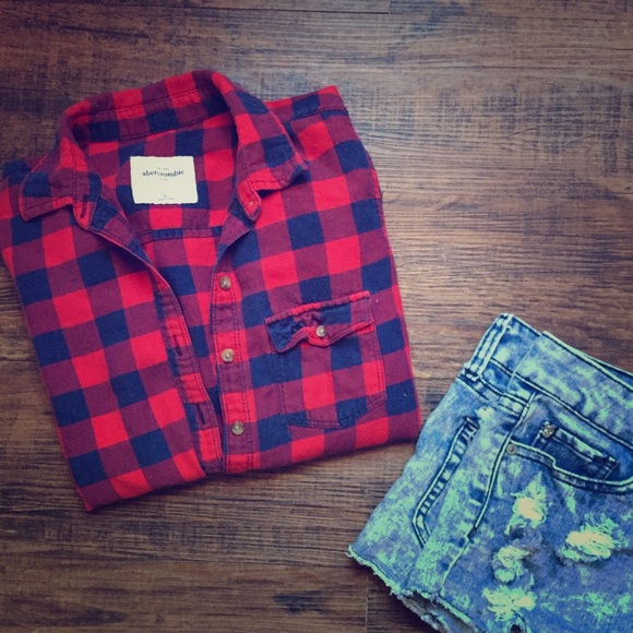 Red plaid shirt