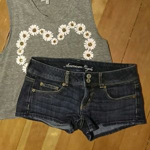 American eagle low rise shorts