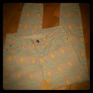 Tribal Aztec Boho Jeggings Skinny Jeans