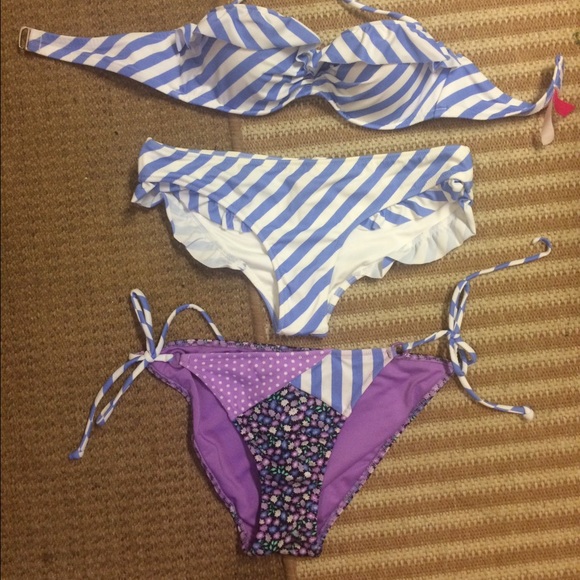 NWOT Victoria Secret 3 piece bathing suit! 32A / S