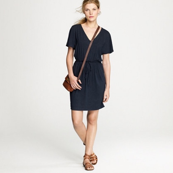 J Crew Vacation Black Dress