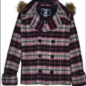 Victoria Secret PINK Plaid Coat