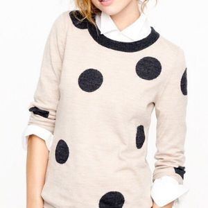 J.Crew Polka Dot Tippi Sweater