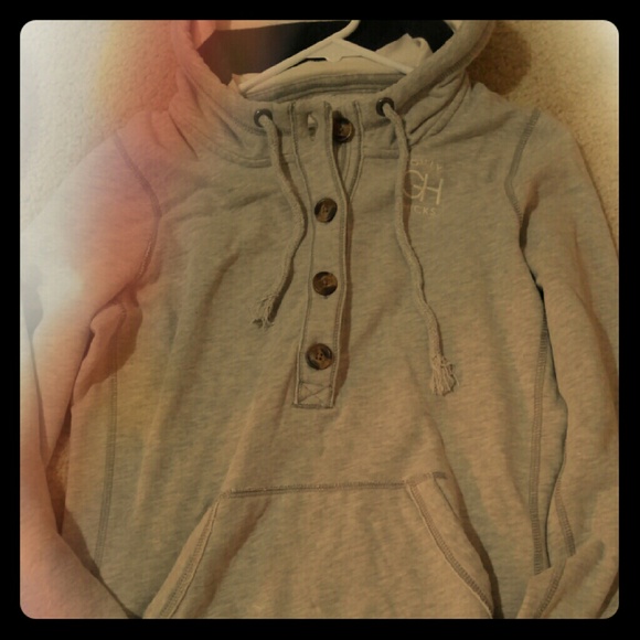Gilly Hicks Button down hoodie