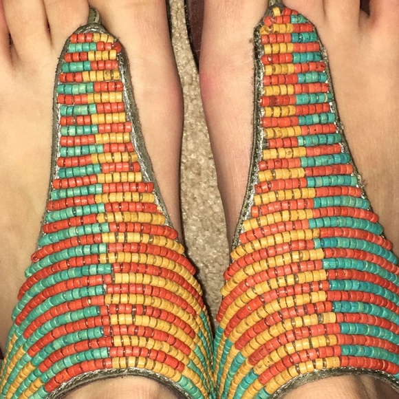 Beaded Sandals - Picture 2 of 4