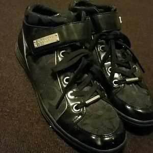 Black coach shoes