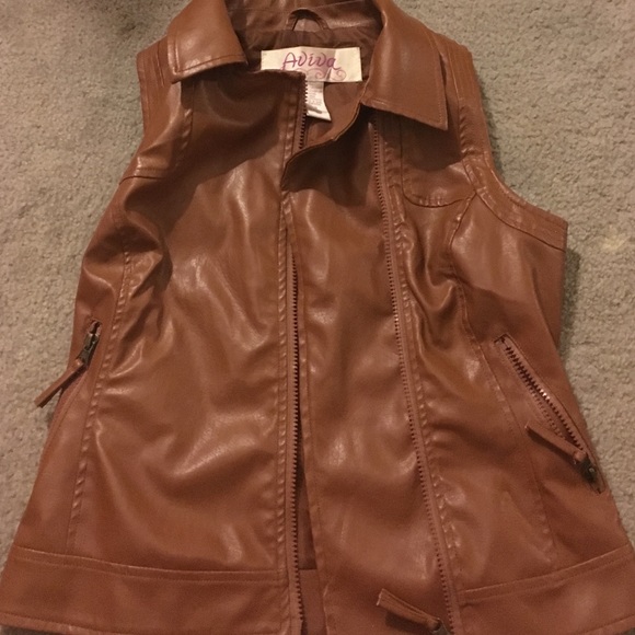 New leather vest