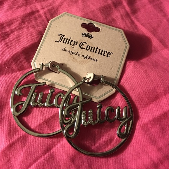 Juicy hoop earrings