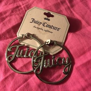 Juicy hoop earrings