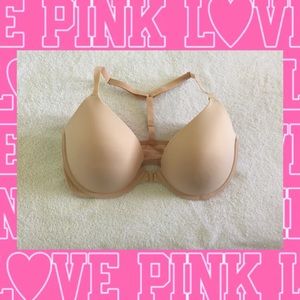 Nude 34DD t-back push-up