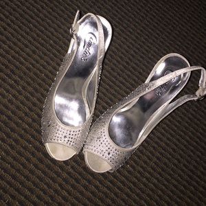 Rhinestoned Prom Heels