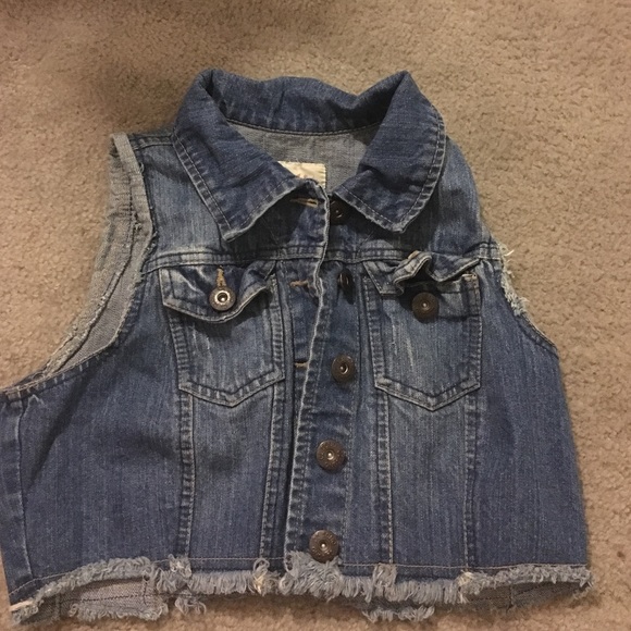 Vintage fringed vest
