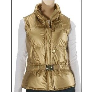 SOLD - Lilly Pullitzer Gold Vest - Size M