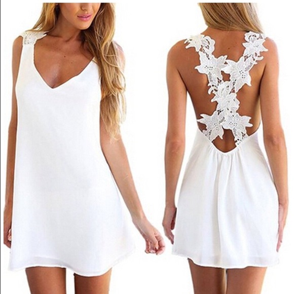 NWT V-Neck Chiffon Dress