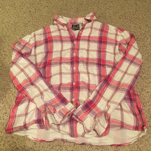 American Eagle boyfriend fit flannel
