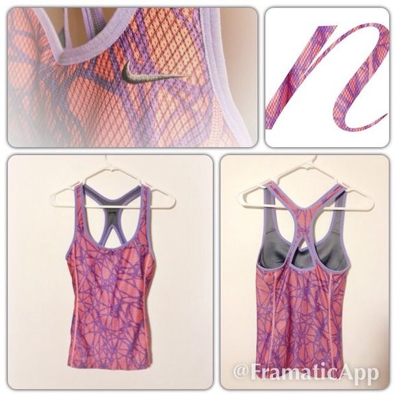 Nike Dri-Fit pink/purple work out tank