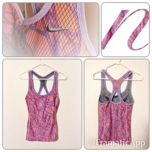 Nike Dri-Fit pink/purple work out tank