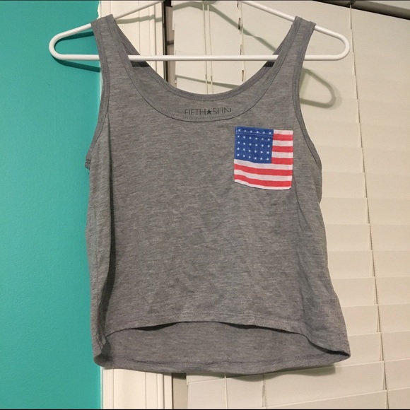 🇺🇸American flag crop top