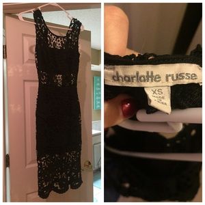 Black midi dress Charlotte Russe