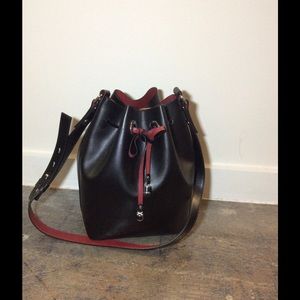 Black Zara Bucket Bag