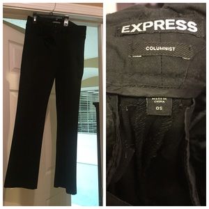 Express columnist pants size 0S black