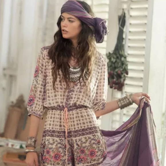 ѕρєℓℓ ∂єѕιgηѕ •• desert rose playsuit in blush - Picture 2 of 3